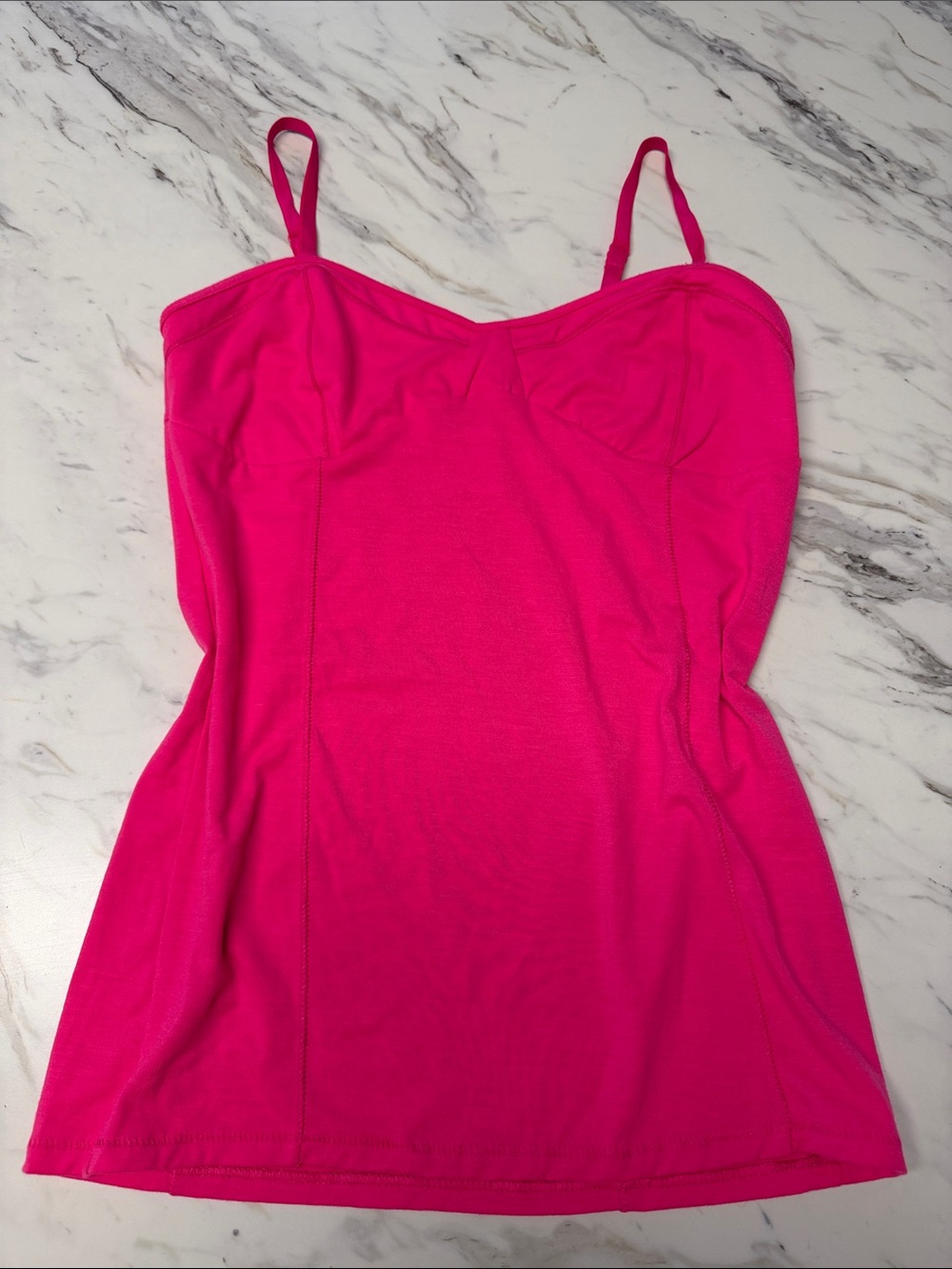 Women’s Fuchsia Spaghetti Strap Tank Top